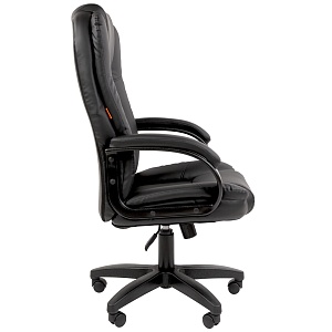 Офисное кресло CHAIRMAN 600 LT, экокожа, черный
